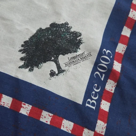 Longaberger Handkerchief Scarf Bee 2003 - Picture 2 of 2